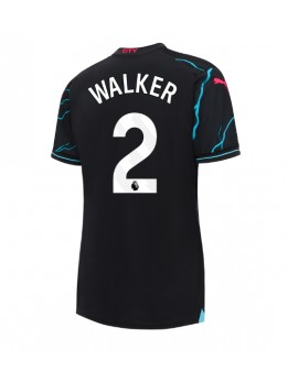 Manchester City Kyle Walker #2 Replika Tredje Kläder Dam 2023-24 Kortärmad